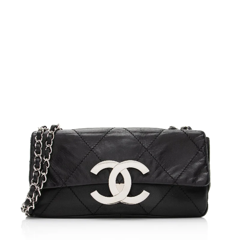 Chanel Calfskin Oversized Quilted CC Small Flap Bag (SHF-FRyV1T)