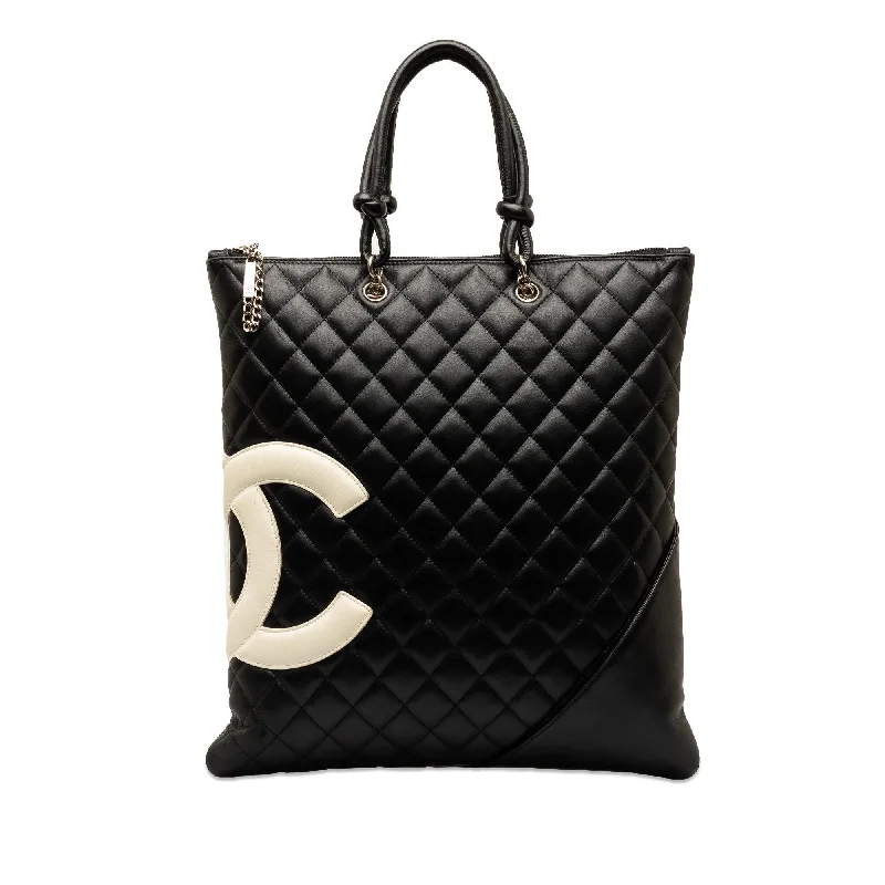 Chanel Cambon Ligne Flat Tote (SHG-s5mH2f)