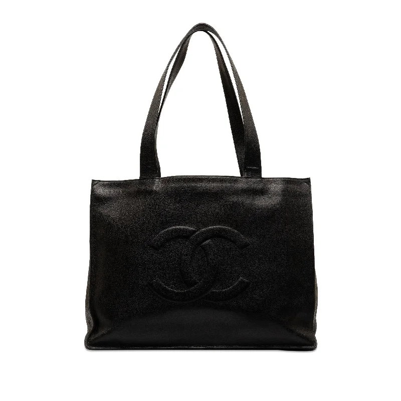 Chanel Caviar CC Tote Bag (SHG-I2v6BJ)