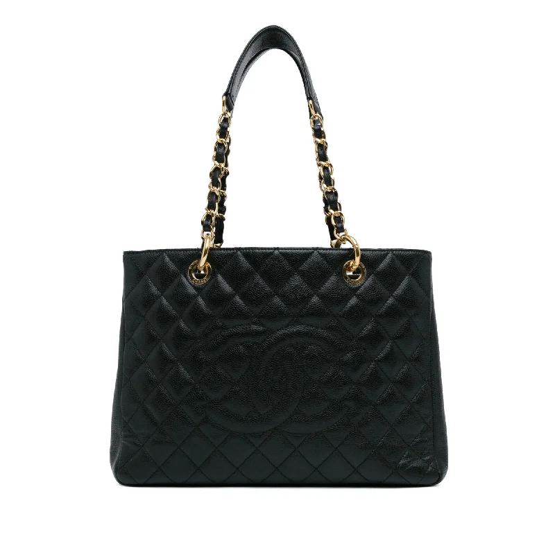 Chanel Caviar Grand Shopping Tote (SHG-8A60Nv)