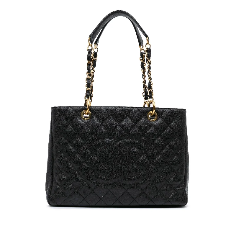 Chanel Caviar Grand Shopping Tote (SHG-abR3gO)