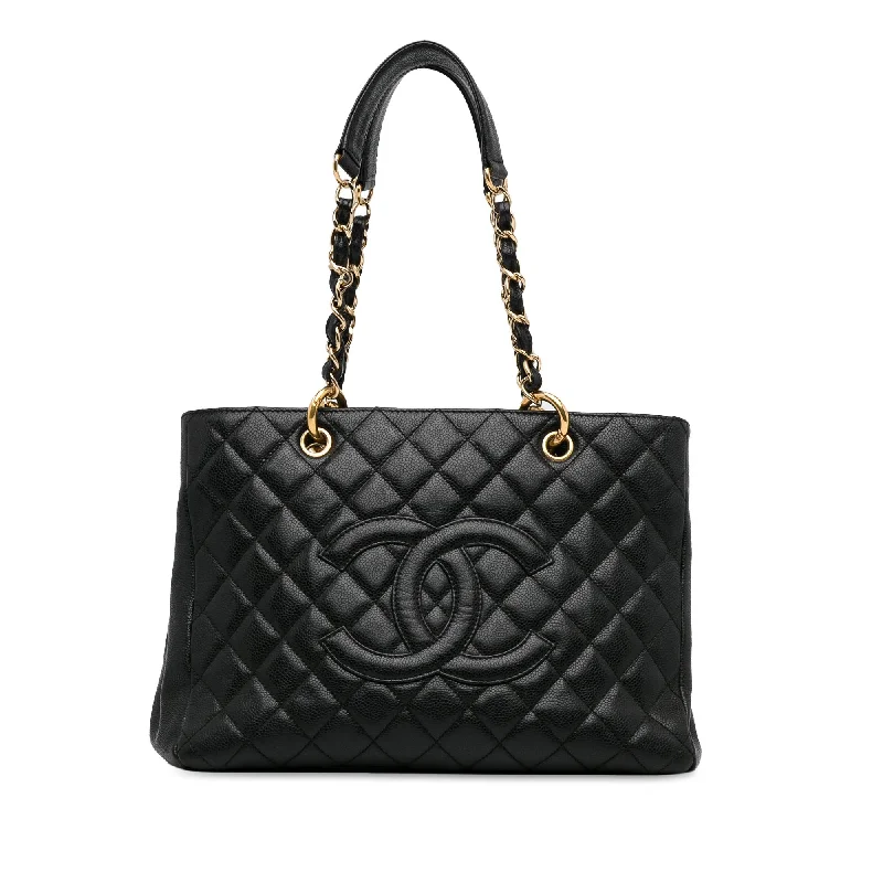 Chanel Caviar Grand Shopping Tote (SHG-uwjTqA)