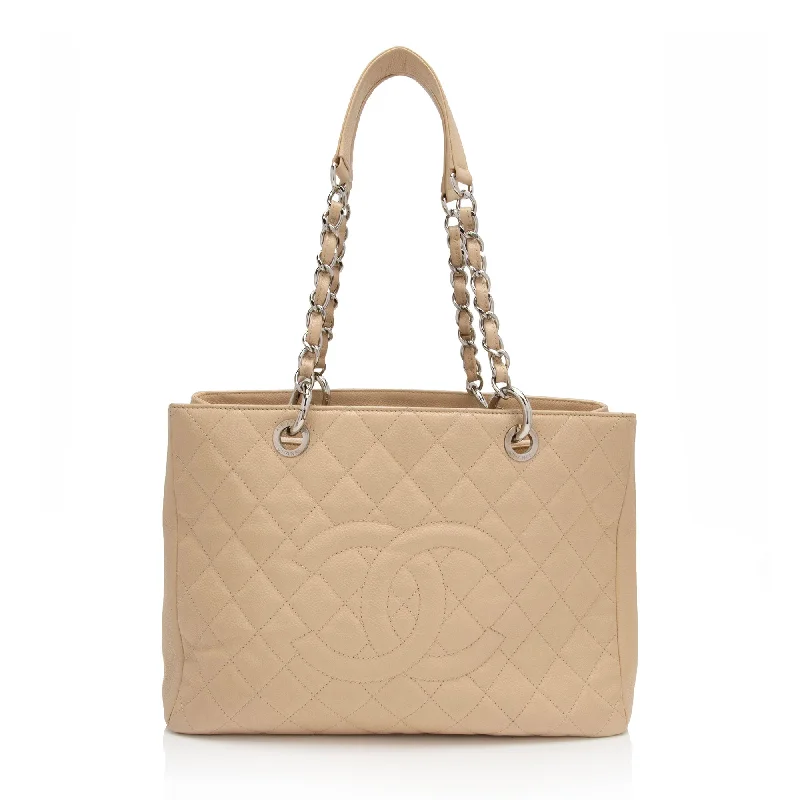 Chanel Caviar Leather Grand Shopping Tote (SHF-x73usl)