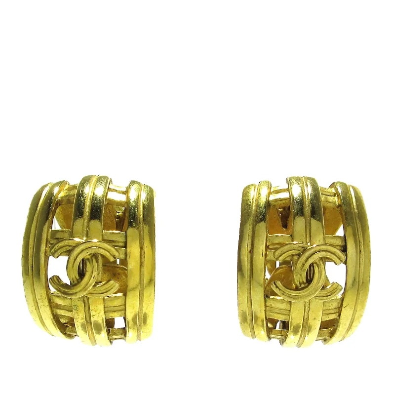 Chanel CC Clip On Earrings (SHG-6NtgVs)