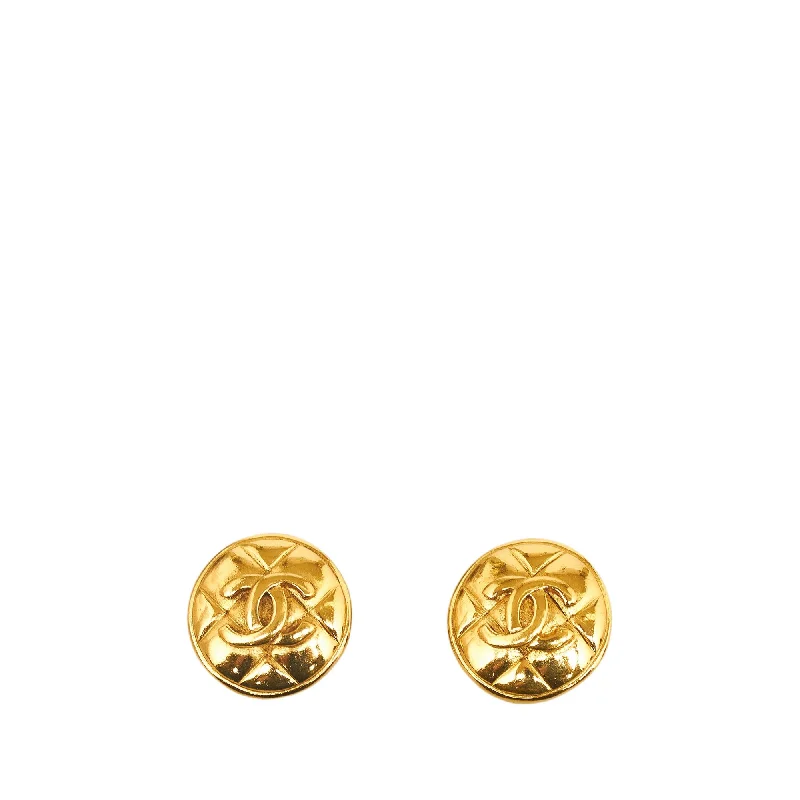 Chanel CC Clip On Earrings (SHG-7AUyXr)