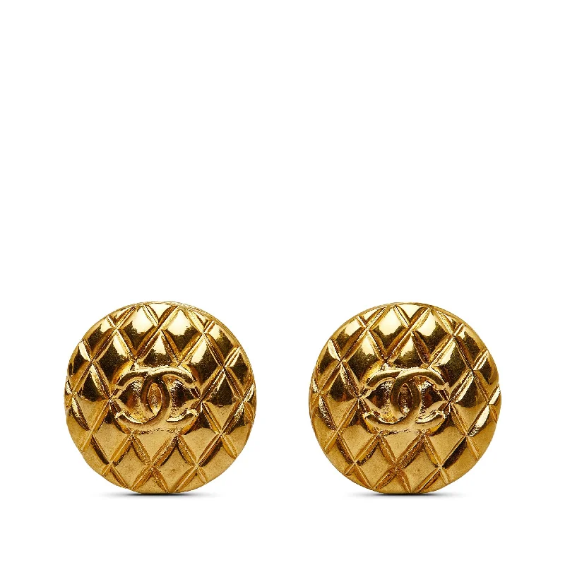 Chanel CC Clip On Earrings (SHG-96FXQ2)