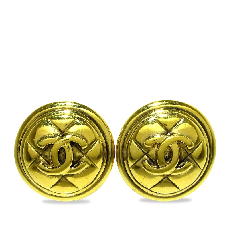 Chanel CC Clip On Earrings (SHG-9NDjZ5)