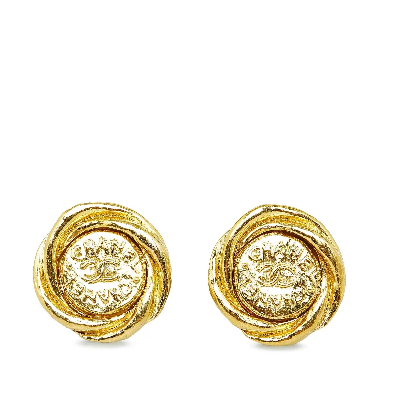 Chanel CC Clip-On Earrings (SHG-AHxbK3)