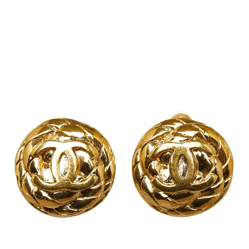 Chanel CC Clip On Earrings (SHG-AP7MaK)