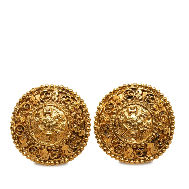 Chanel CC Clip On Earrings (SHG-aR7ih9)