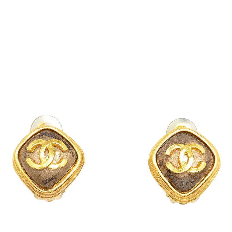 Chanel CC Clip on Earrings (SHG-hdr3nZ)