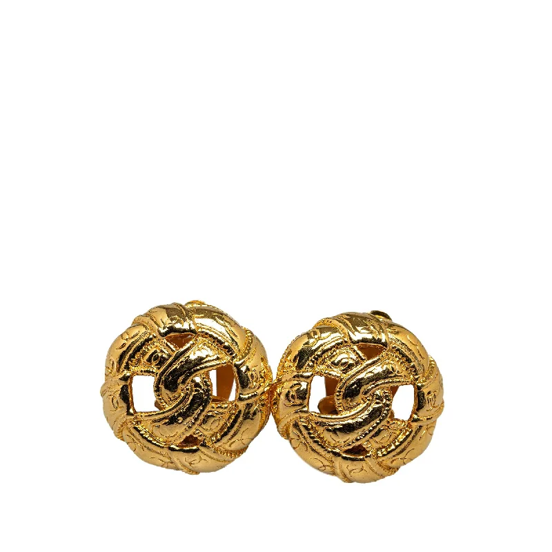 Chanel CC Clip On Earrings (SHG-i5bzn1)