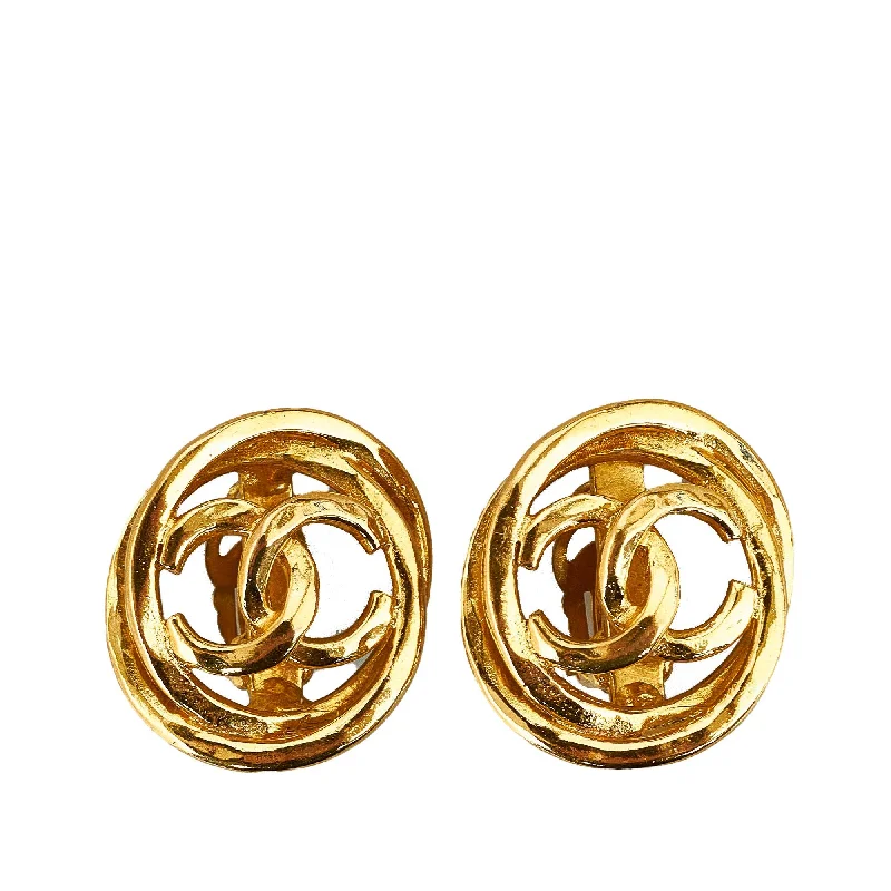 Chanel CC Clip On Earrings (SHG-LKyHRH)