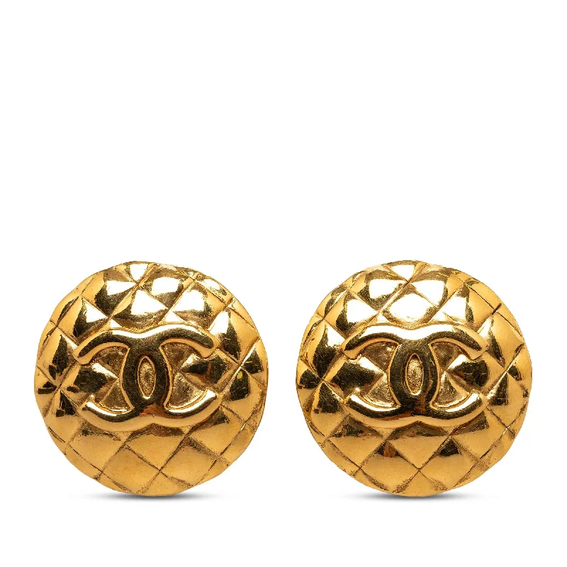 Chanel CC Clip On Earrings (SHG-s9RNRo)