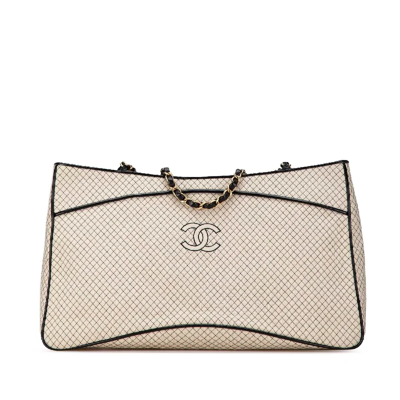 Chanel CC Quilted Jersey Tote (SHG-eUjRMY)