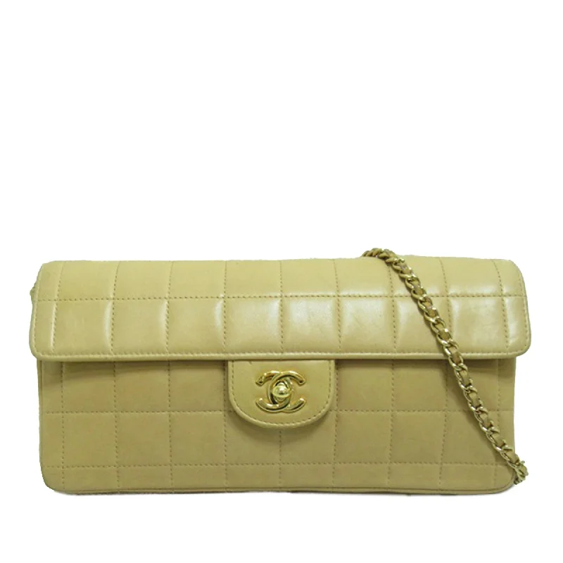 Chanel Choco Bar East West Flap Bag (SHG-vM0n6G)