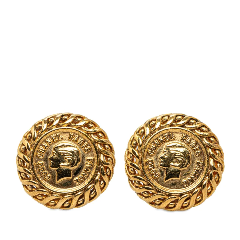 Chanel Coco Clip-On Earrings (SHG-5JHIBL)