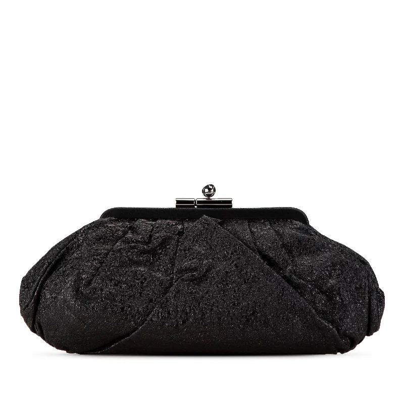 Chanel Crackled Calfskin Monte Carlo Clutch (SHG-p8q3Ae)