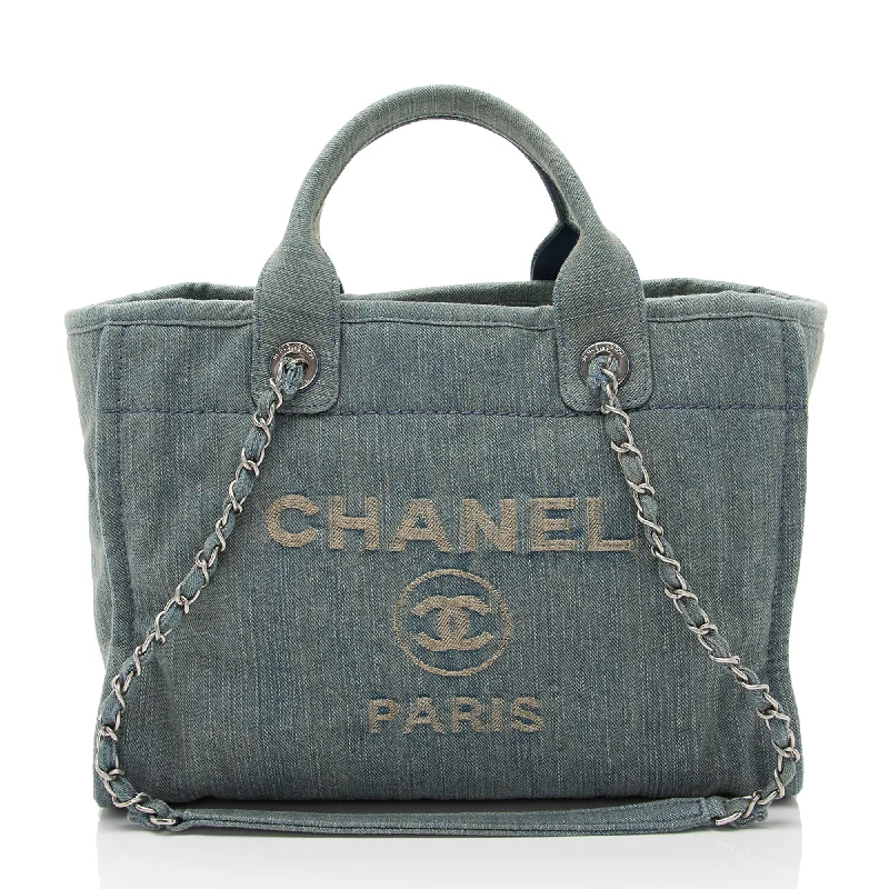 Chanel Denim Deauville Small Tote (SHF-g3tqSW)