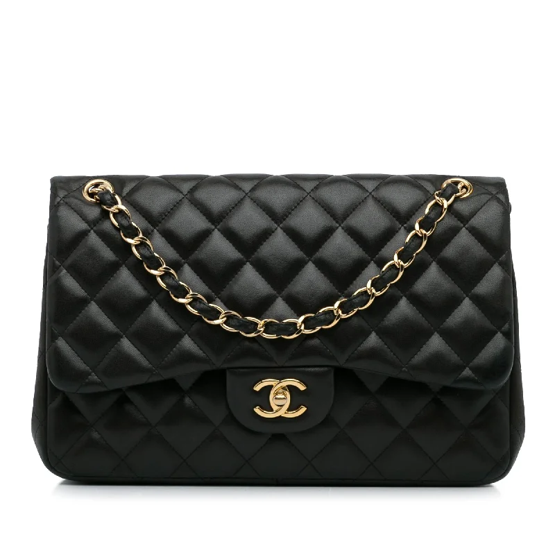 Chanel Jumbo Classic Lambskin Double Flap (SHG-36CLxd)