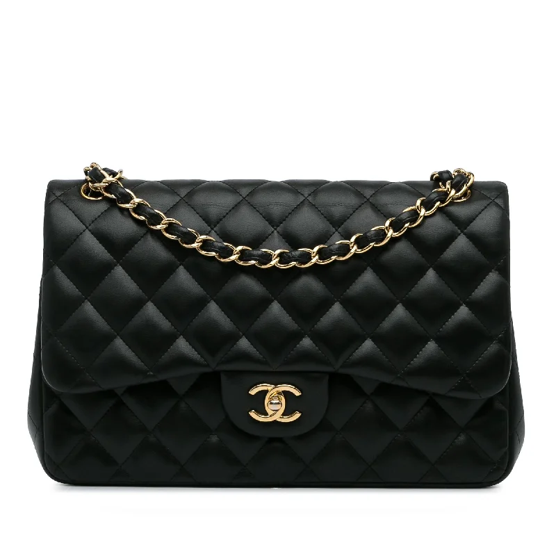 Chanel Jumbo Classic Lambskin Double Flap (SHG-j2TOdY)