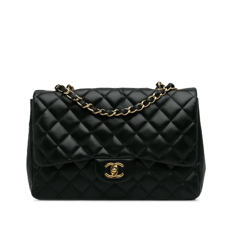 Chanel Jumbo Classic Lambskin Single Flap Bag (SHG-9yqInb)