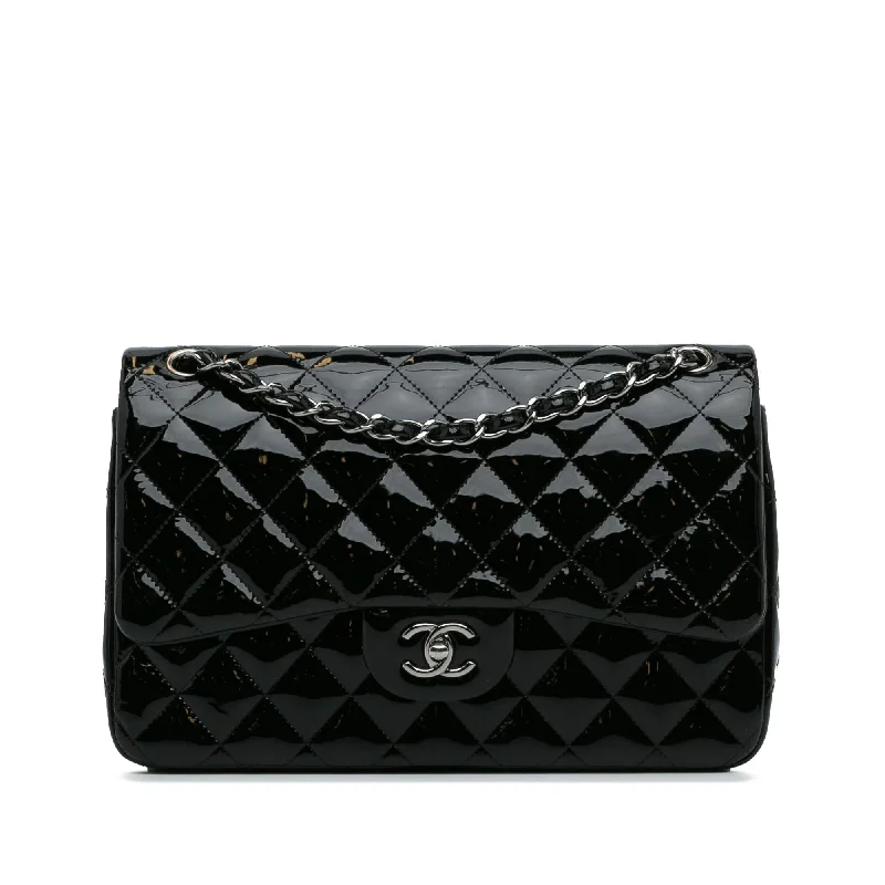 Chanel Jumbo Classic Patent Double Flap (SHG-bJyJDD)