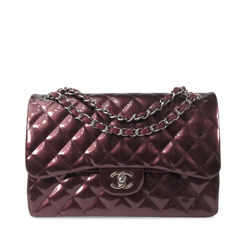 Chanel Jumbo Classic Patent Double Flap (SHG-l8CmEd)