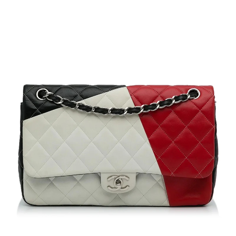 Chanel Jumbo Colorblock Classic Flap Bag (SHG-M8i3M9)