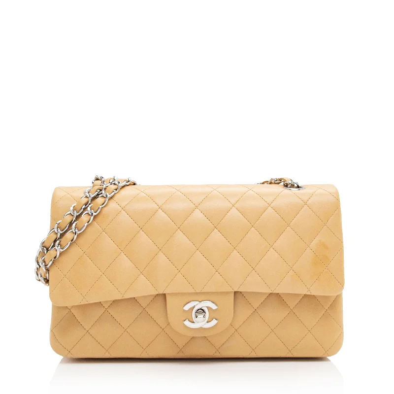 Chanel Lambskin Classic Medium Double Flap Bag (SHF-PLkziN)