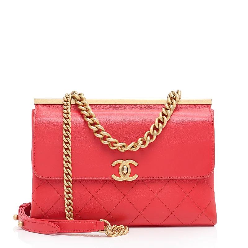 Chanel Lambskin Coco Lux Small Flap Bag (SHF-MQ8dSy)