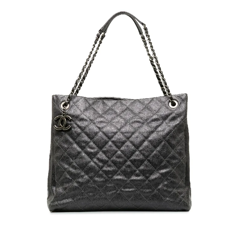 Chanel Large Caviar Chic Shopping Tote (SHG-apkgpU)