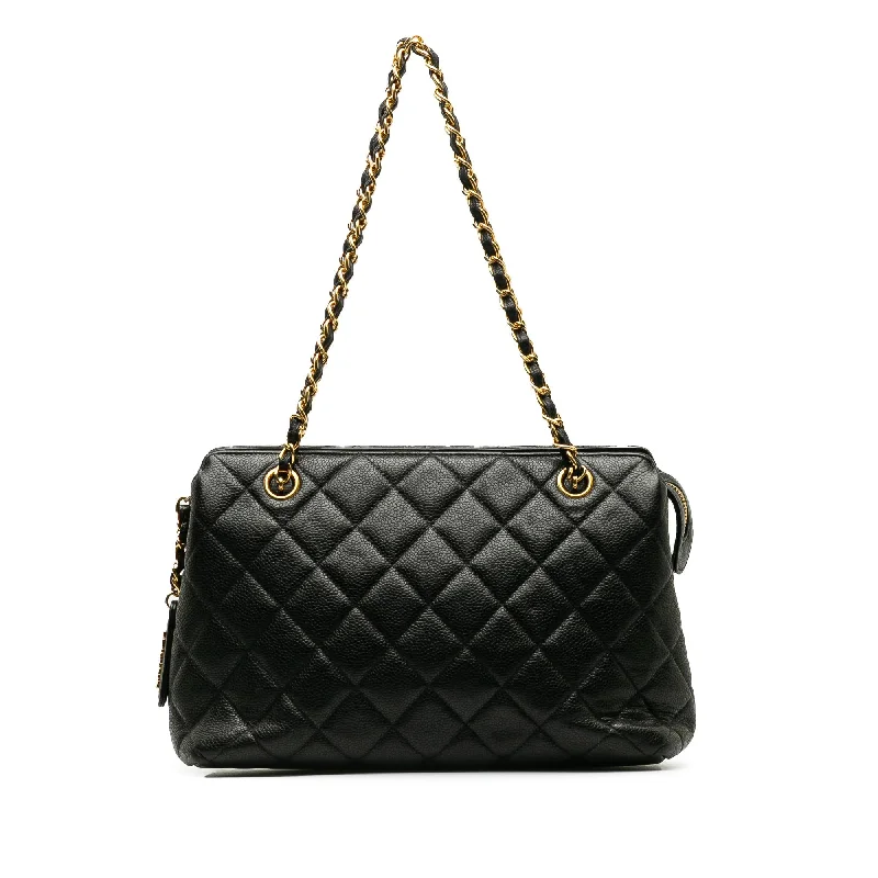 Chanel Matelasse Caviar Leather Tote (SHG-DSQjnP)