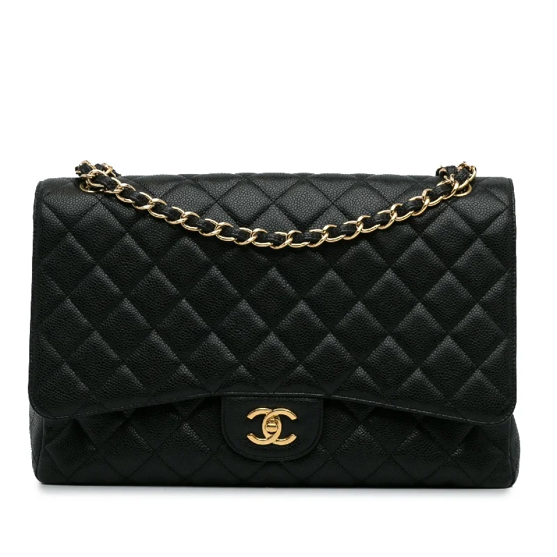 Chanel Maxi Classic Caviar Single Flap Bag (SHG-MTMiOb)