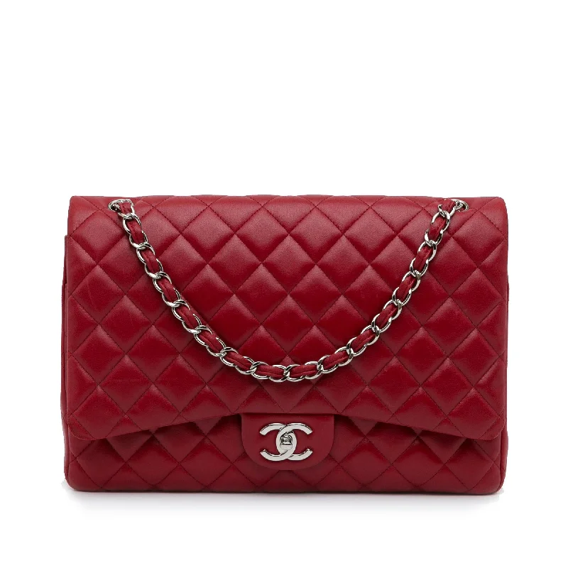 Chanel Maxi Classic Lambskin Double Flap (SHG-HFLZlT)