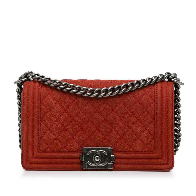 Chanel Medium Caviar Boy Flap Bag (SHG-TcE90L)