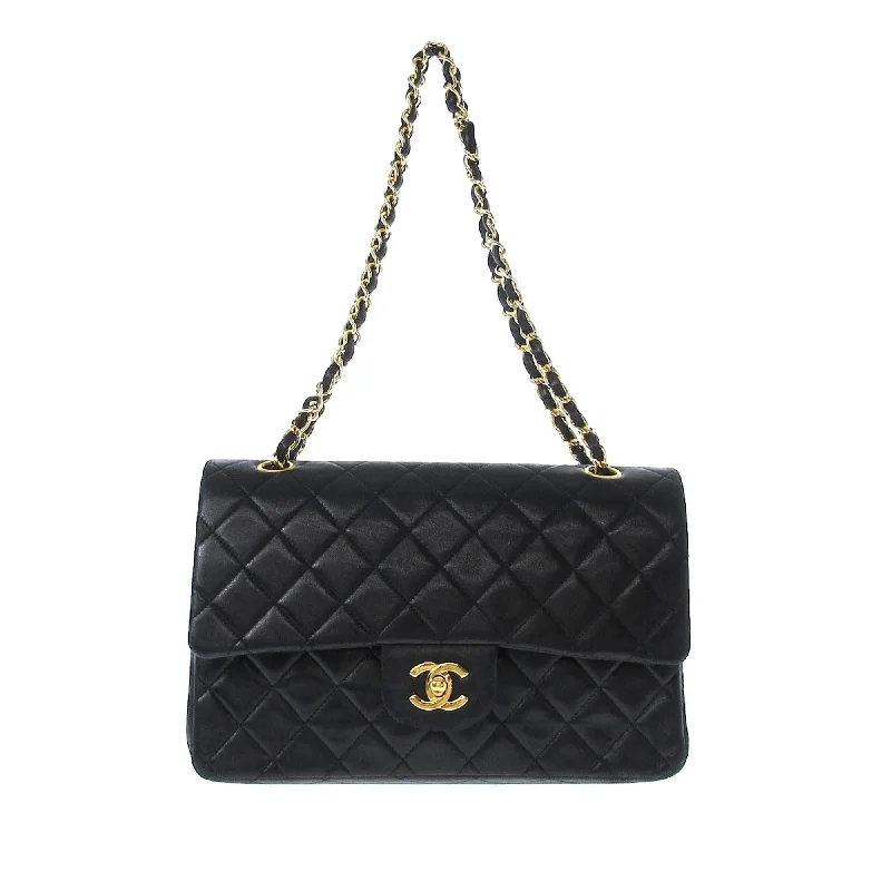 Chanel Medium Classic Lambskin Double Flap (SHG-gzRfsV)