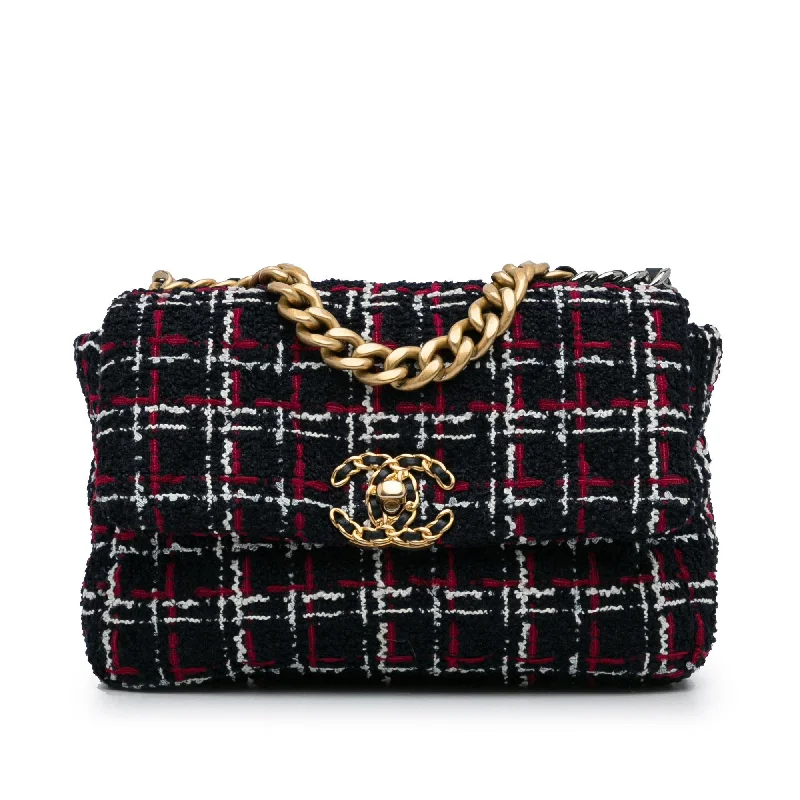 Chanel Medium Tweed 19 Flap Bag (SHG-cPJBQB)