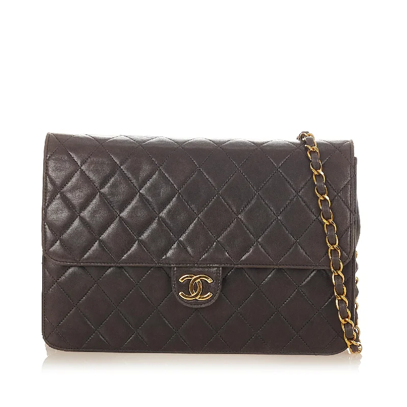 Chanel Old Medium Lambskin CC Single Flap bag (SHG-i39eOm)