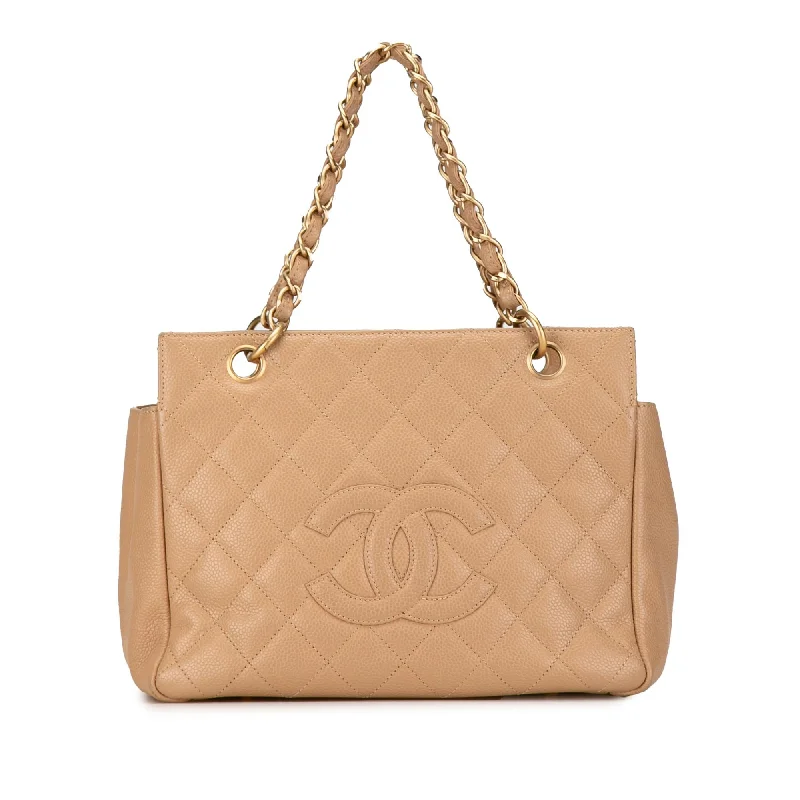 Chanel Petite Caviar Timeless Shopping Tote (SHG-HnNmDD)