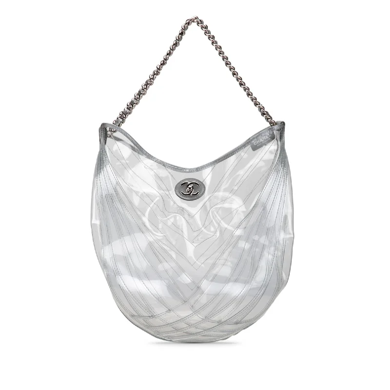 Chanel PVC Droplet Hobo (SHG-CPgCFr)