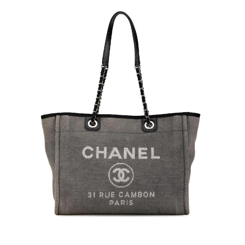 Chanel Small Canvas Deauville Tote (SHG-2Pyf4g)