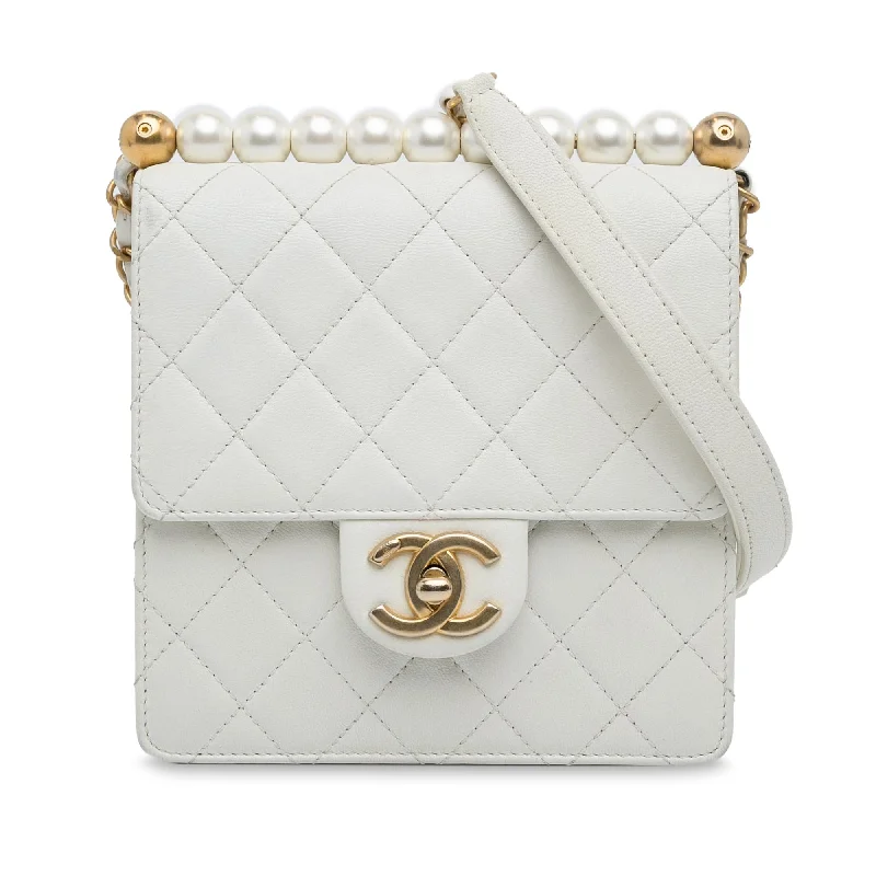 Chanel Small Chic Pearls Flap Bag (SHG-Uc61Ld)