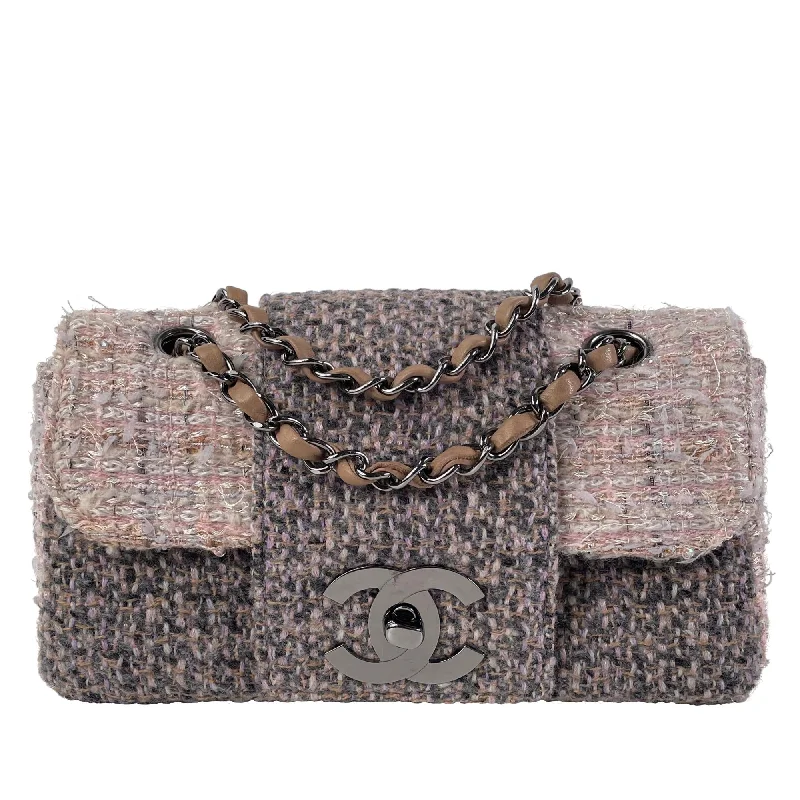 Chanel Small Fantasy Tweed Flap Bag (SHG-sHynoj)