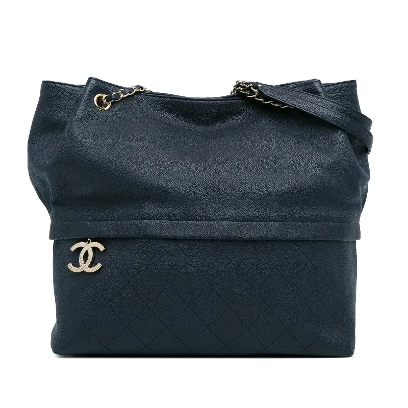 Chanel Zip and Carry Shopping Tote (SHG-DcefDx)