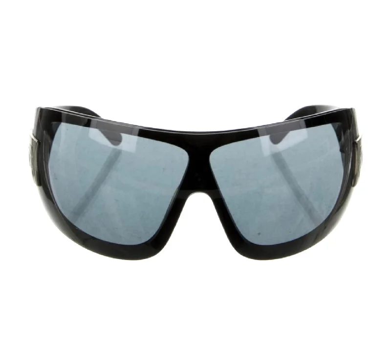 2000s CHANEL large shield sunglasses