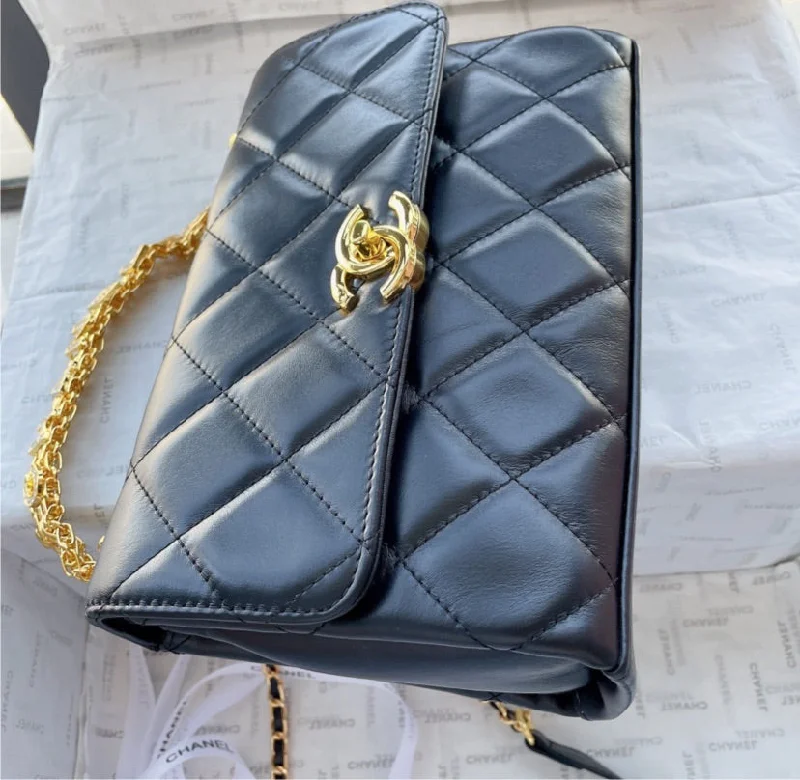 Black woman Chanel new Handbag