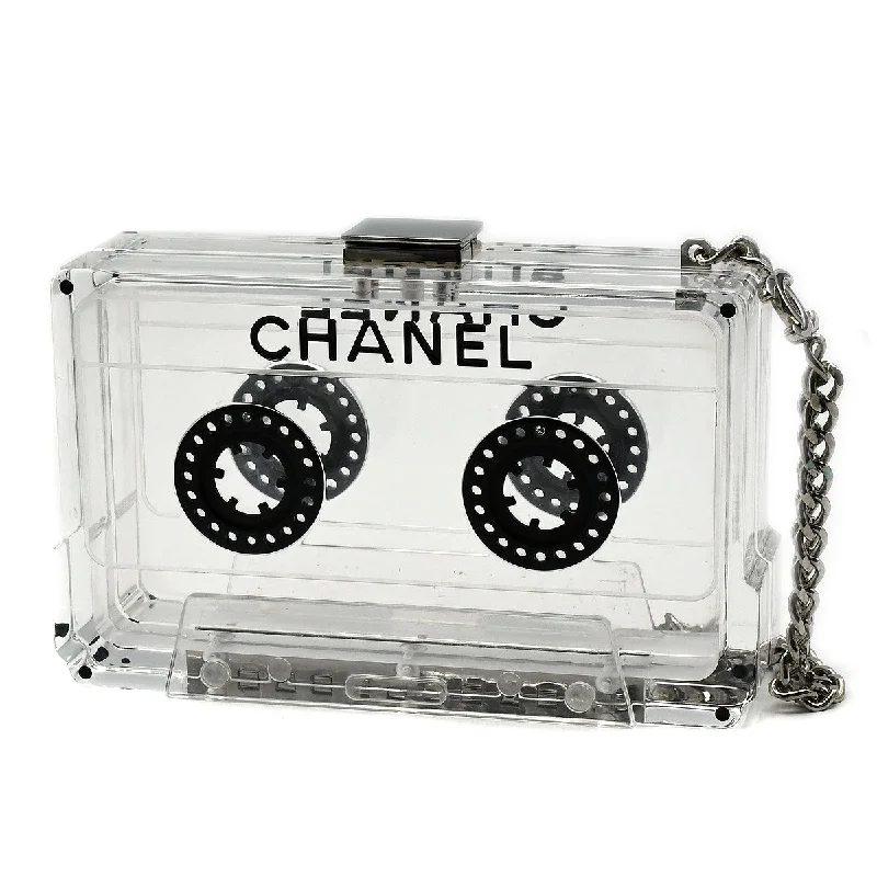 CHANEL * 2004 Cassette Tape Clutch Bag 66480