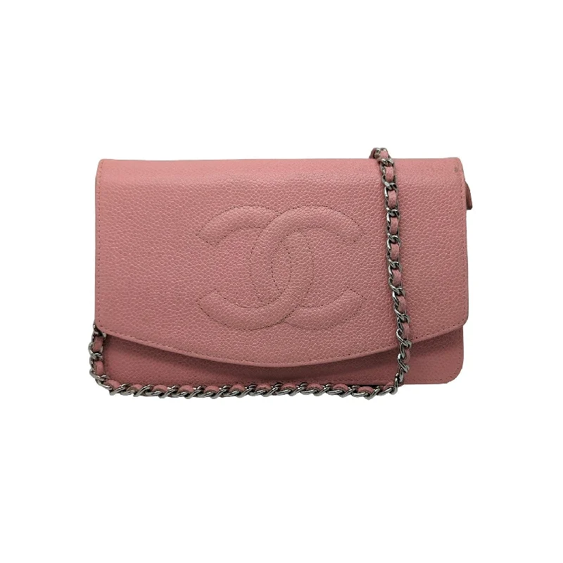 Chanel bag Vintage Pink Caviar Timeless Wallet On Chain WOC