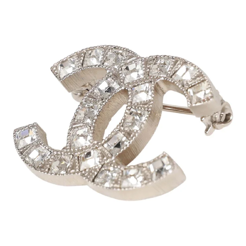 Chanel Crystal CC Brooch